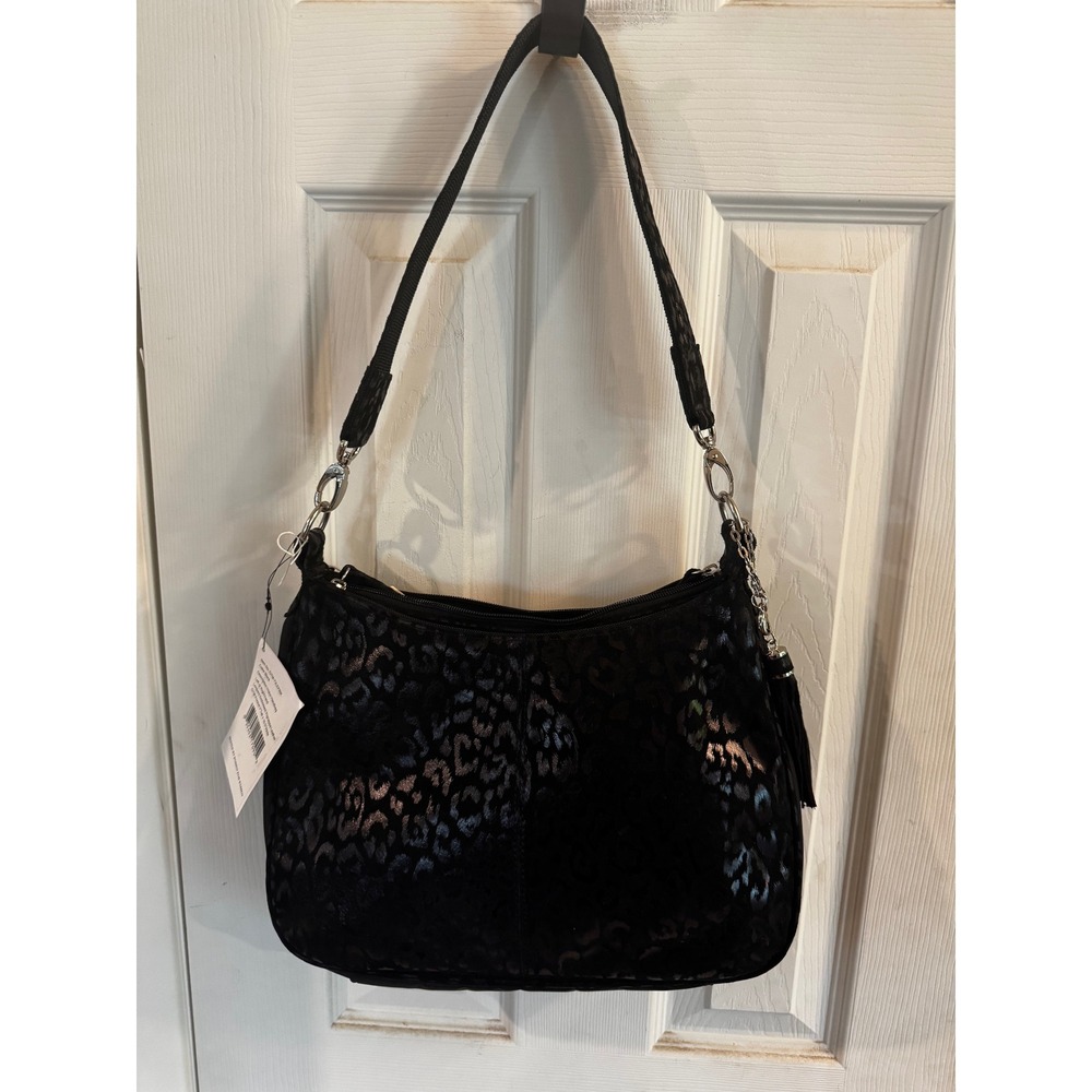 Gun Tote'n Mamas Hobo Purse Black Leopard CC‎ Conceal Handbag NWT LR draw - Picture 2 of 12